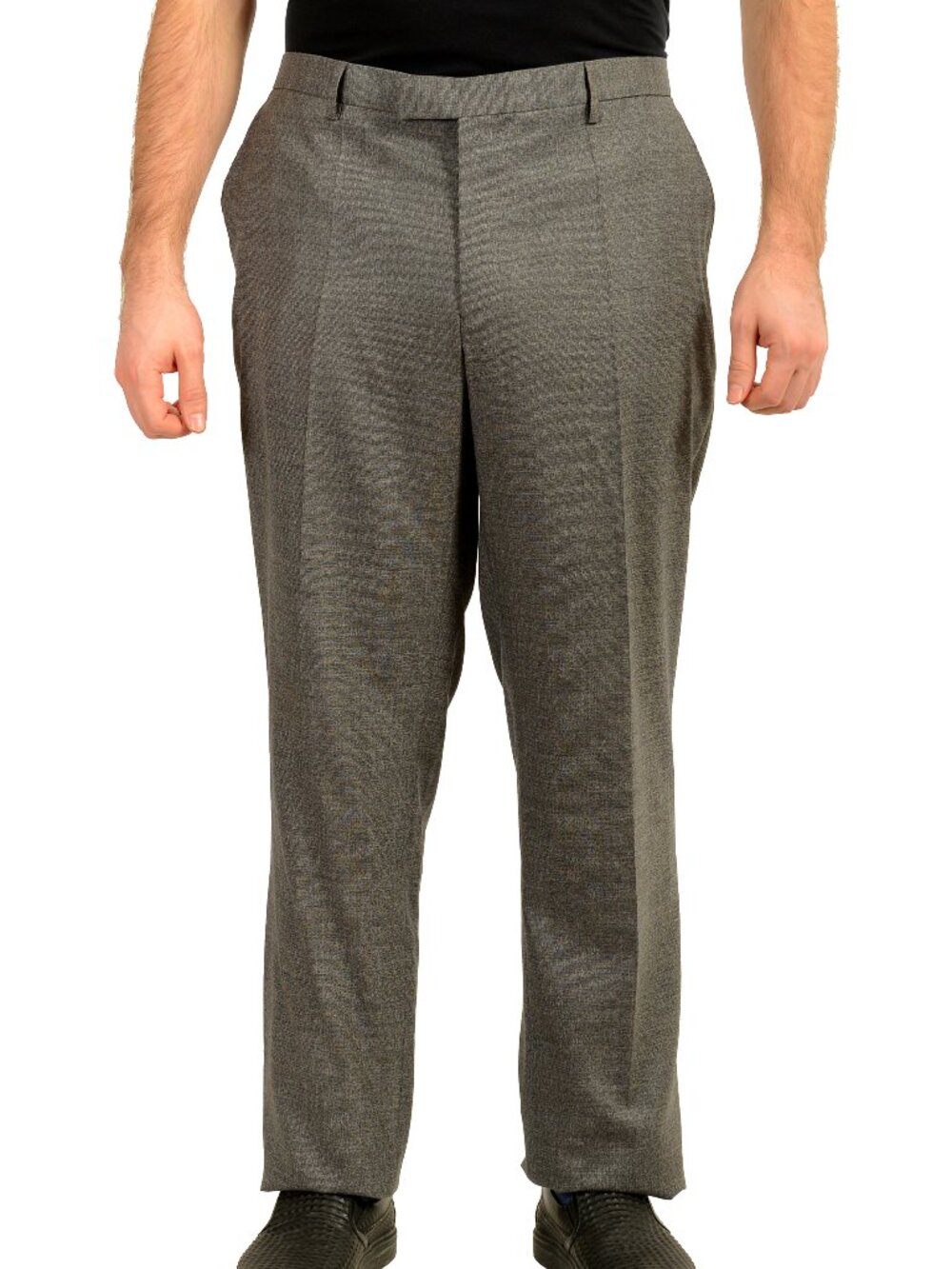 Hugo Boss Men's Jeckson/Lenon2 Regular Fit 100%Wool Pleated Pants US 42R IT 58R